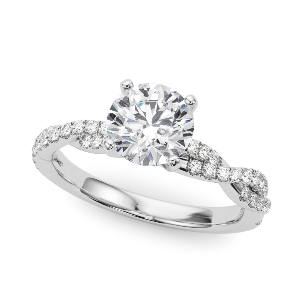 Nalah Natural 4 Prong  Diamond Ring